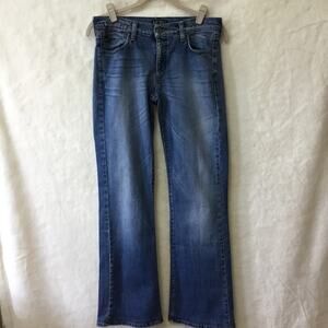 Armani Jeans Indigo Blue 005 Series Slim Bootcut Denim